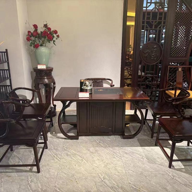 Meja Teh Gongfu Cina 100% Kayu