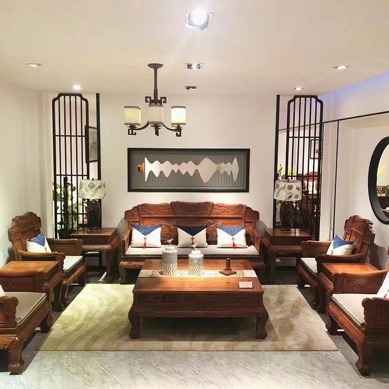 Sofa Sudut Gaya Cina Baharu